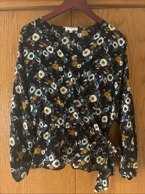 Nine Britton Wrap Blouse